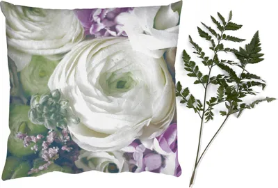 Produktbild von MuchoWow® Zierkissen Sofakissen Wohnzimmer Dekokissen 60x60 cm Blumen - Rosen - Natur - Sitzfläche - Foto Polster