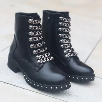 Produktbild von Biker boots  Ketting Grijs