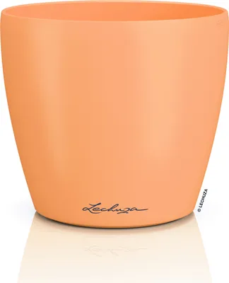 Produktbild von LECHUZA-Tischgefäß CLASSICO Color 14 DECO Papaya | matte Oberfläche | Ø 15 x 13,5 cm | 16680