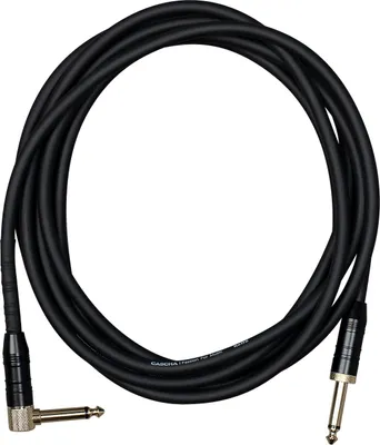 Produktbild von Cascha Professional Line Guitar Cable Black 6 m Gerade Klinke - Winkelklinke Instrumentenkabel