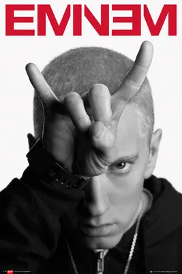Obrázek produktu pro Plakát Eminem Horns 61x91,5cm.