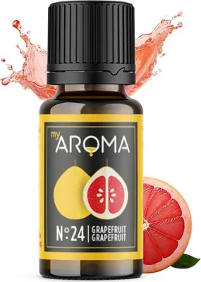 Produktbild von myAROMA flavour drops – Grapefruit 10ml, zuckerfreie und kalorienfreie Aromatropfen, vegan, ohne künstliche Farbstoffe für Backen und mehr, Nr. 24