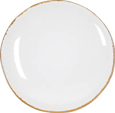 Image de Mica Decorations Assiette plate Tabo - Ø26,5 cm - Blanc