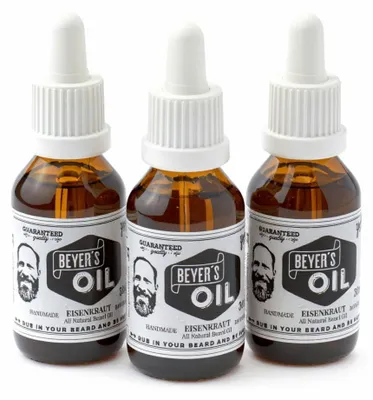 Produktbild von Beyer's Oil Bartöl Eisenkraut – 3 x 30ml Sparpack