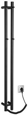 Produktbild von Sapho PAPINADO Handtuchtrockner elektrisch, 109x1200mm, 40W, Schwarz matt