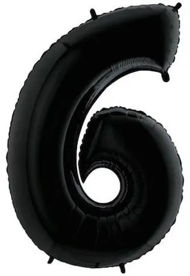 Produktbild von Balon 100Cm Cyfra Czarna Grabo 6