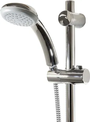 Produktbild von tecuro Brauseset ew-easy-90 - mit Handbrause 1-strahlig, Brauseschlauch 150 cm, Wandstange 70 cm