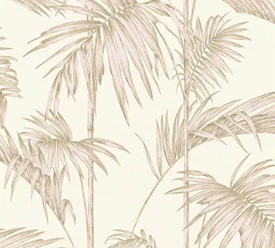 Produktbild von Livingwalls Palmentapete Metropolitan Stories tropische Tapete Lola Paris Vliestapete rosa beige creme 10,05 m x 0,53 m