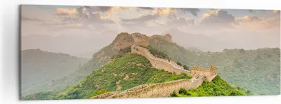 Produktbild von Bild auf Leinwand - Leinwandbild - Wand Berg asiatisch china - 160x50cm - Wand Bild - Wanddeko - Leinwanddruck - Bilder - Kunstdruck - Wanddekoration - Leinwand bilder - Wandkunst - AB160x50-3069