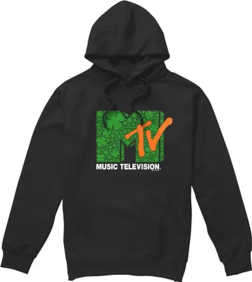 Obrázok produktu pre MTV - Mikina s kapucňou pre mužov - St Patricks Day TV8619 (XL) (Black)