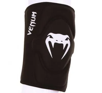 Produktbild von Venum Kontact Gel Knieschoner Black White Gre XL