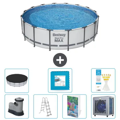 Produktbild von Bestway Steel Pro MAX Rund - 488x122 cm - 8-teilig  S601