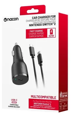 Auto-Schnellladeadapter 60 W USB-C für Switch & Smartphone