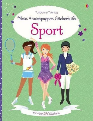 Obrázok produktu pre Mein Anziehpuppen-Stickerbuch: Sport