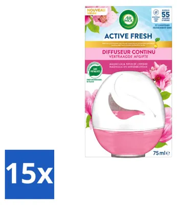 Immagine prodotto di 15 diffusori di fragranza Air Wick Deco Sphere, profumo Magnolia e fiori di ciliegio – 75 ml - Confezione  - 15 pezzi