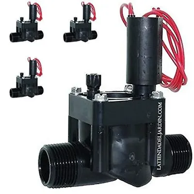 Productafbeelding van Pack van 4 x elektroventiel, 1 inch, 24 V, buitendraad