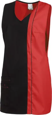 Produktbild von Leiber  Überwurfschürze Farbe schwarz/rot Größe II, 08/2541/1002