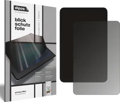 Produktbild von Blickschutzfolie für Nokia T20 matt Schutzfolie Folie Display Schutz dipos
