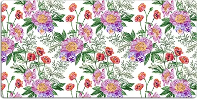 Produktbild von Schreibtischmatte Tischunterlage 90x45 cm Mauspad - Blumenstrauß der Pfingstrose