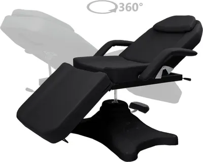 Produktbild von vidaXL Massagetisch Schwarz 180x62x(86,5-118) cm