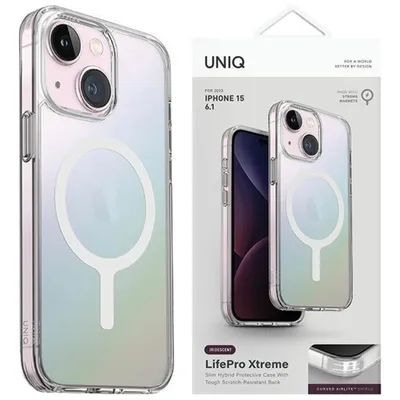 Obrázek produktu pro Nabíjení Uniq Lifepro Xtreme Magclick Do Iphone 15 - Opalizujące