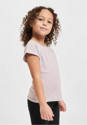 Obrázek produktu pro Dětské tričko Urban Classics Girls Organic Extended Shoulder Tee duskrose - 122/128