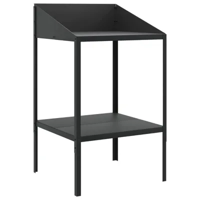 Immagine prodotto di vidaXL Piantana antracite 56,5x54,5x100 cm Acciaio zincato