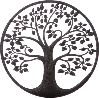 Immagine prodotto di Gilde Wandrelief, rund, "Lebensbaum", Lebensbaummotiv, Metall, braun, VE 2, L. 1 cm, D. 40 cm 69583 4063387695838
