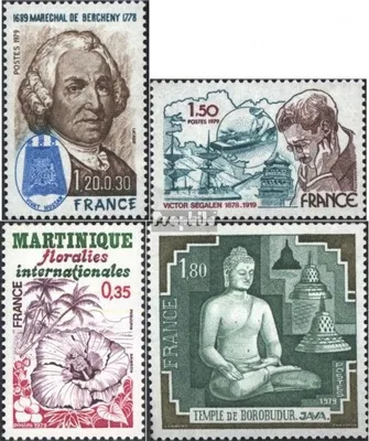 Produktbild von Briefmarken Frankreich 1978 Mi 2134,2140,2141,2142 (kompl.Ausg.) postfrisch Bercheny