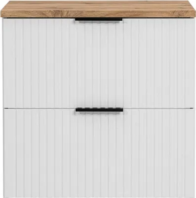 Image de Meuble sous vasque + plateau - 60 cm - Georgia White