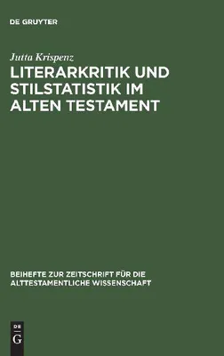 Produktbild von Literarkritik und Stilstatistik im Alten Testament
