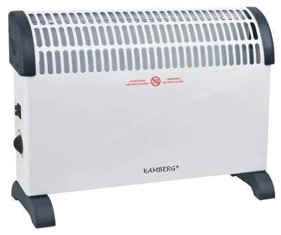 Obrázek produktu pro Konvektor Kamberg – topení – elektrické topení – 3 úrovně výkonu s termostatem
