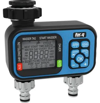 Obrázek produktu pro Zavlažovací počítač for_q FQ-BC 2 3/4" pro automatické zavlažování s mobilními postřikovači, kapkovými systémy (MicroDrip) nebo sprinklerovými systémy