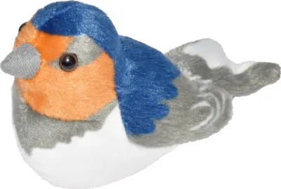 Zdjęcie produktu dla Pluszowy ptaszek Jaskółka z dźwiękiem - 15 cm