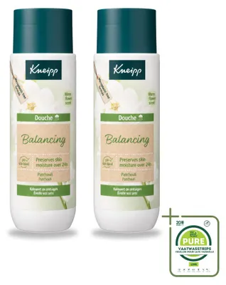 Produktbild von 2 x Kneipp Balancing Douchegel Patchouli - 200 ml - Großpackung - 2 Stücke
