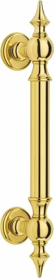 Produktbild von Casa Padrino Barock Türgriff Set Gold H. 20 cm - Barock Wohnaccessoires