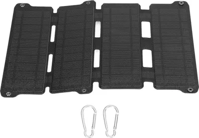 Obrázok produktu pre 14W 5V ETFE solárny panel Skladací vonkajší nabíjací duálny USB výstup IPX6 čierny
