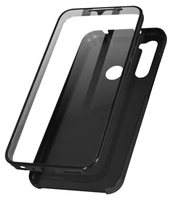 Produktbild von Avizar, 360° Rundum-Schutzhülle (Vorder- und Rückseite) für Xiaomi Redmi Note 8 / Note 8 2021, Schwarz