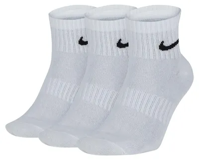 Produktbild von Nike Unisex Everyday Lightweight Ankle Crew Trainings Knöchelsocken 3 Paar, Weiß