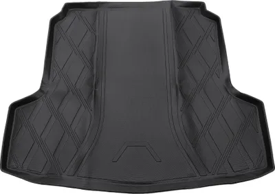 Produktbild von Flache Laderaumabdeckung Kofferraummatte Kofferraum Gepäckraumwanne Matte Diamantmuster für Nissan Altima Limousine 2016-2018 Anti-Rutsch