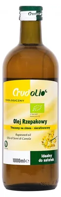 Olej rzepakowy tłoczony na zimno BIO 1 l