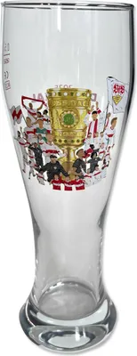 Immagine prodotto di VfB Stuttgart bicchiere da birra di frumento set 2 pezzi Pokalsieger 2025 0,5 l