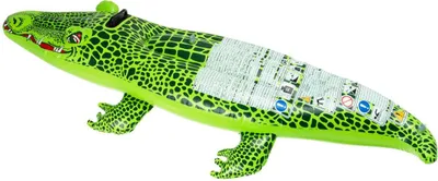 Produktbild von Aufblasbare Matte, Jilong, Modell: Krokodil, 142x68cm, Grün