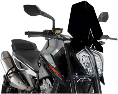 Obrázek produktu pro PUIG naked sport screen black ABE schváleno pro Ktm