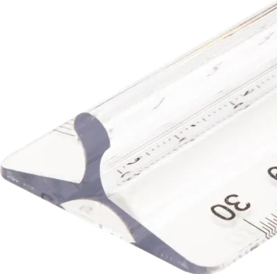 Immagine prodotto di BRUNNEN 1049732 Righello da 30 cm in cristallo trasparente