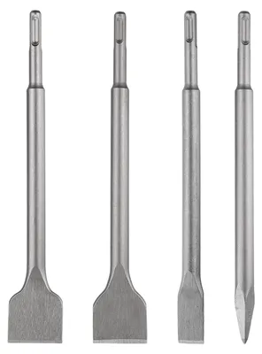 Produktbild von 4-teiliges Mauerbrecher-Set SDS-PLUS, für Abbrucharbeiten an Beton