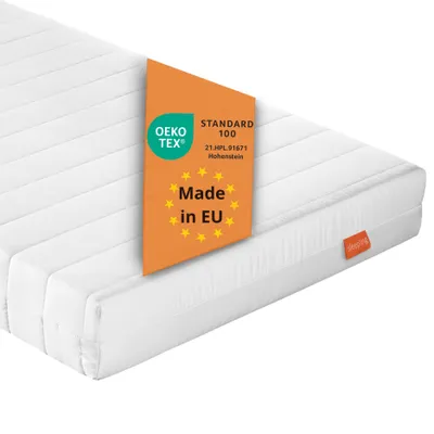Image de matelas ergonomique en mousse froide, 90 x 200 cm, H2, 13 cm, réversible, sleepling PureComfort