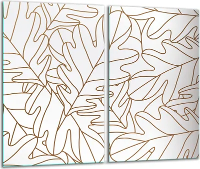 Obrázek produktu pro Kryt varné desky Skleněný kryt varné desky Splashback 60x52cm vzor