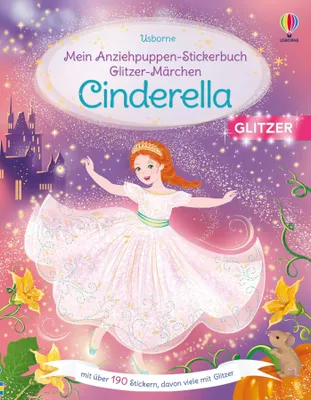 Produktbild von Mein Anziehpuppen-Stickerbuch Glitzer-Märchen: Cinderella