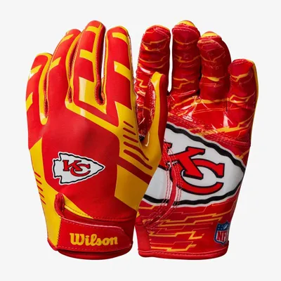 Image de Gants de Football Américain Wilson NFL Kansas City Chiefs Stretch Fit receveur